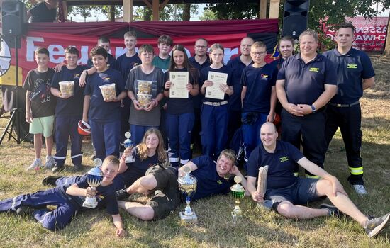 Samtgemeinde Feuerwehrtag in Intschede (1.+3. Platz)